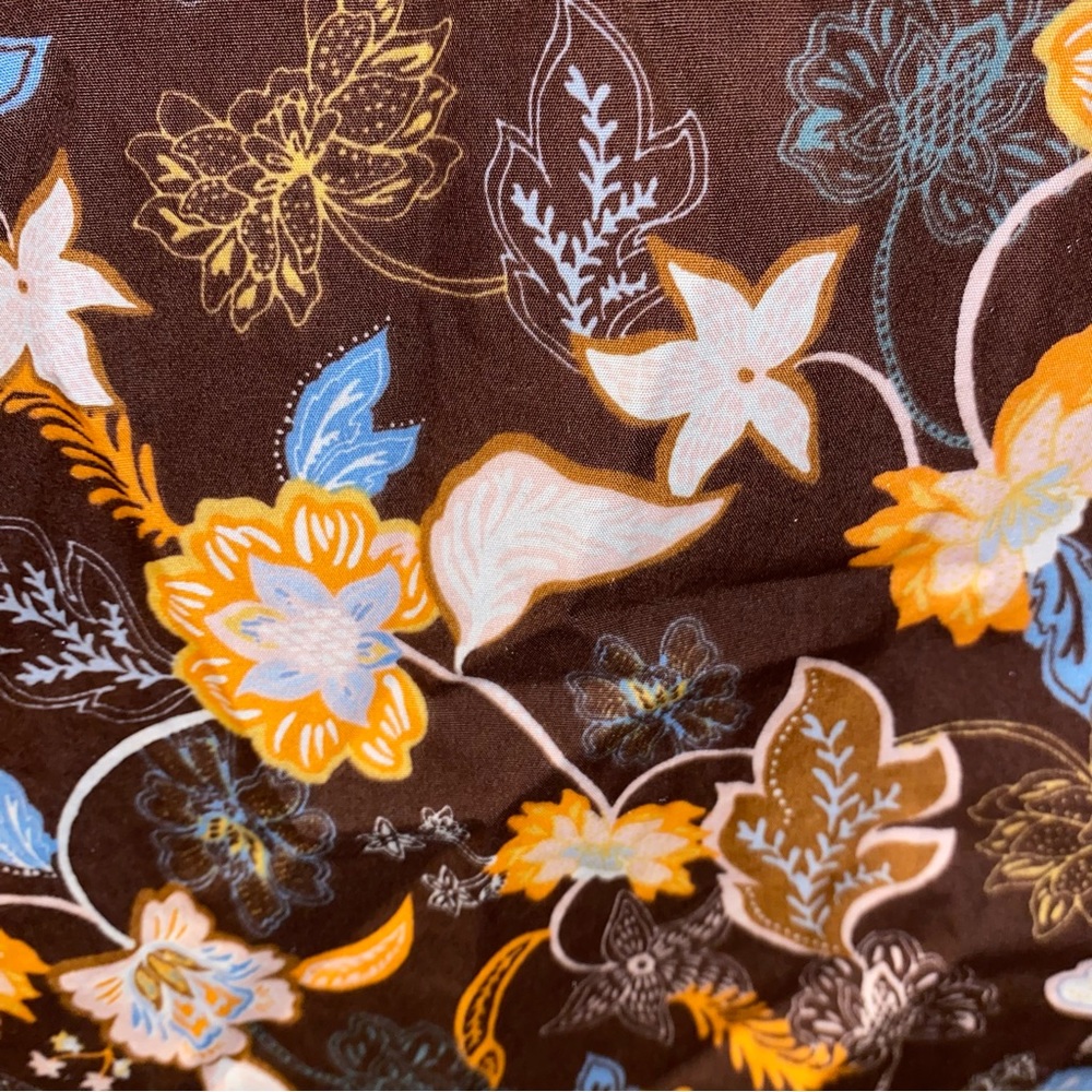 Land’s End Blouse - Woman’s Size 22W - Browns & Oranges. Beautiful!! - Picture 10 of 15